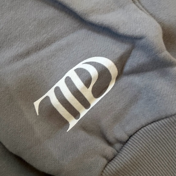 Taylor Swift TTPD Gray Hoodie with White Print - Picture 2 of 10